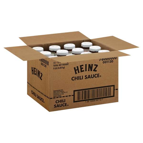 Heinz Heinz Chili Sauce 12 oz., PK12 10013000001127